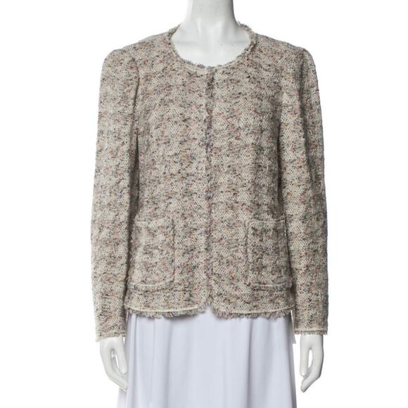 Rebecca Taylor Tweed Pattern Evening Jacket - size 10 - Picture 1 of 8